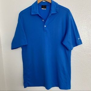 Nike golf fit dry blue Polo golf shirt